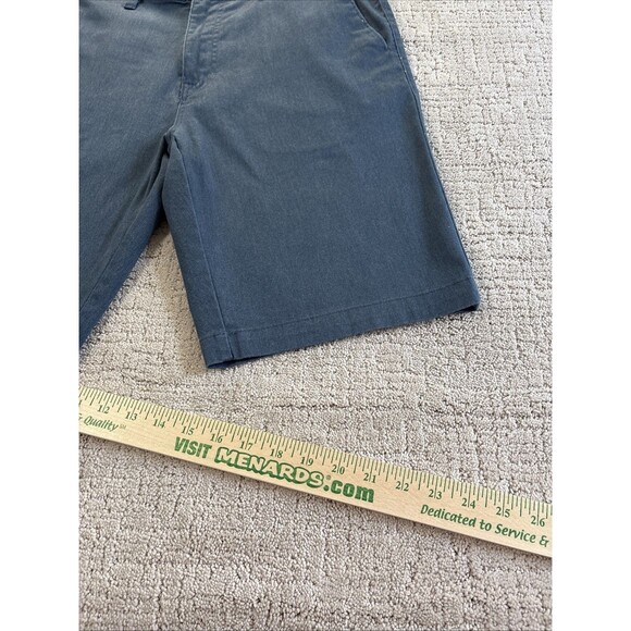Volcom Chino Khaki Shorts Mens Size 32 X 10 Blue Cotton/Polyester - Picture 4 of 11